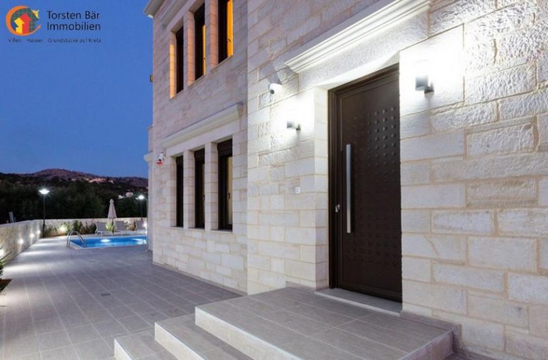 Almyrida Kreta, Almyrida, Luxusvilla mit privatem Pool und Gästehaus zu verkaufen  Haus kaufen